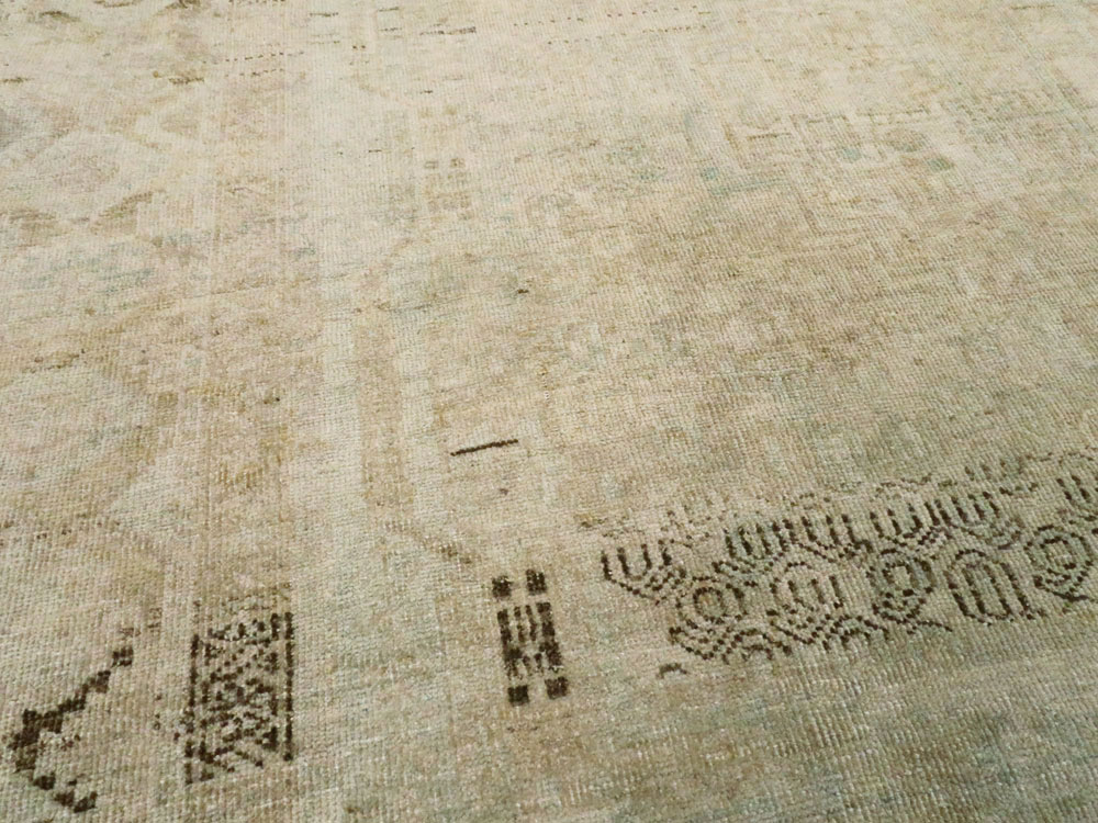 Vintage Persian Afshar Rug, No.21300 - Staging