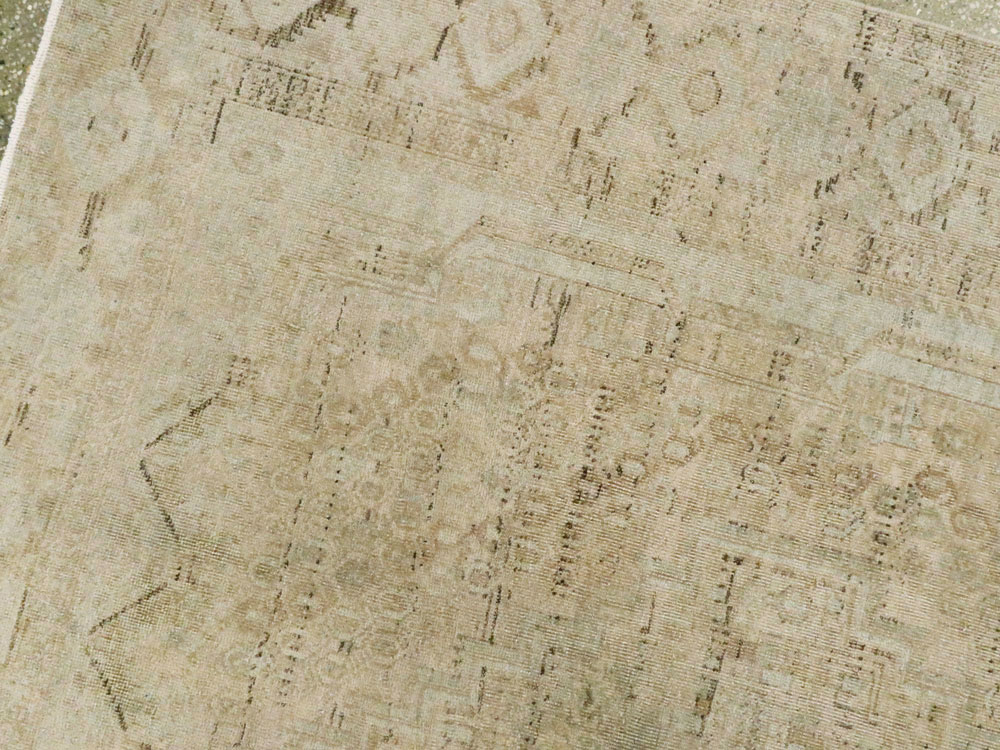 Vintage Persian Afshar Rug, No.21300 - Staging