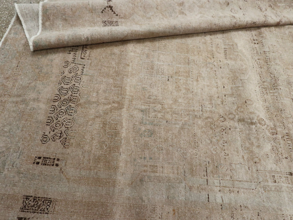 Vintage Persian Afshar Rug, No.21300 - Staging