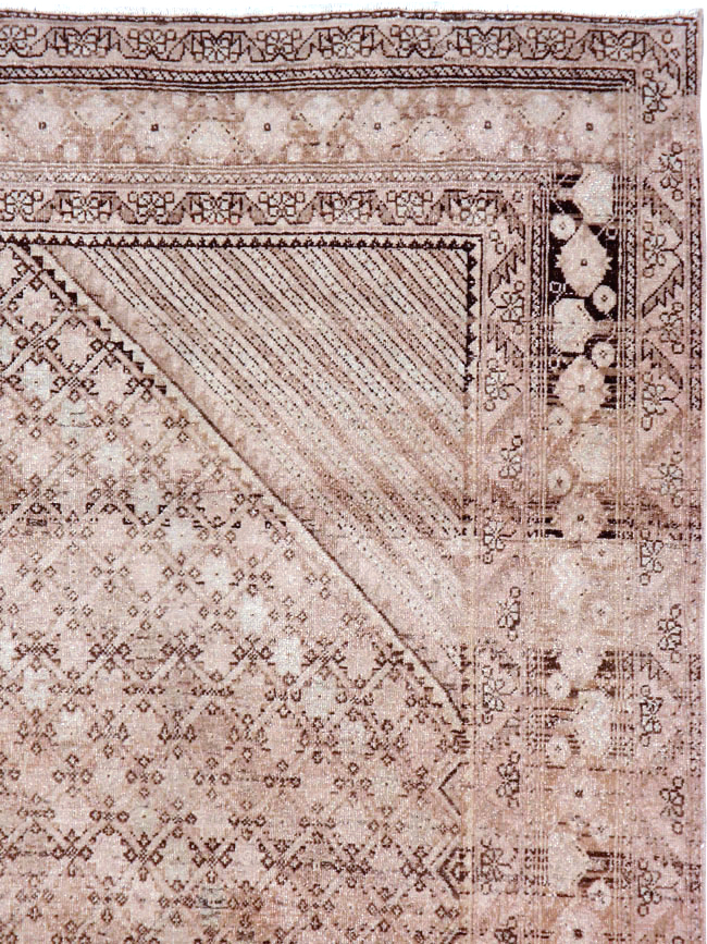 Vintage Persian Afshar Rug, No.21303 - Staging