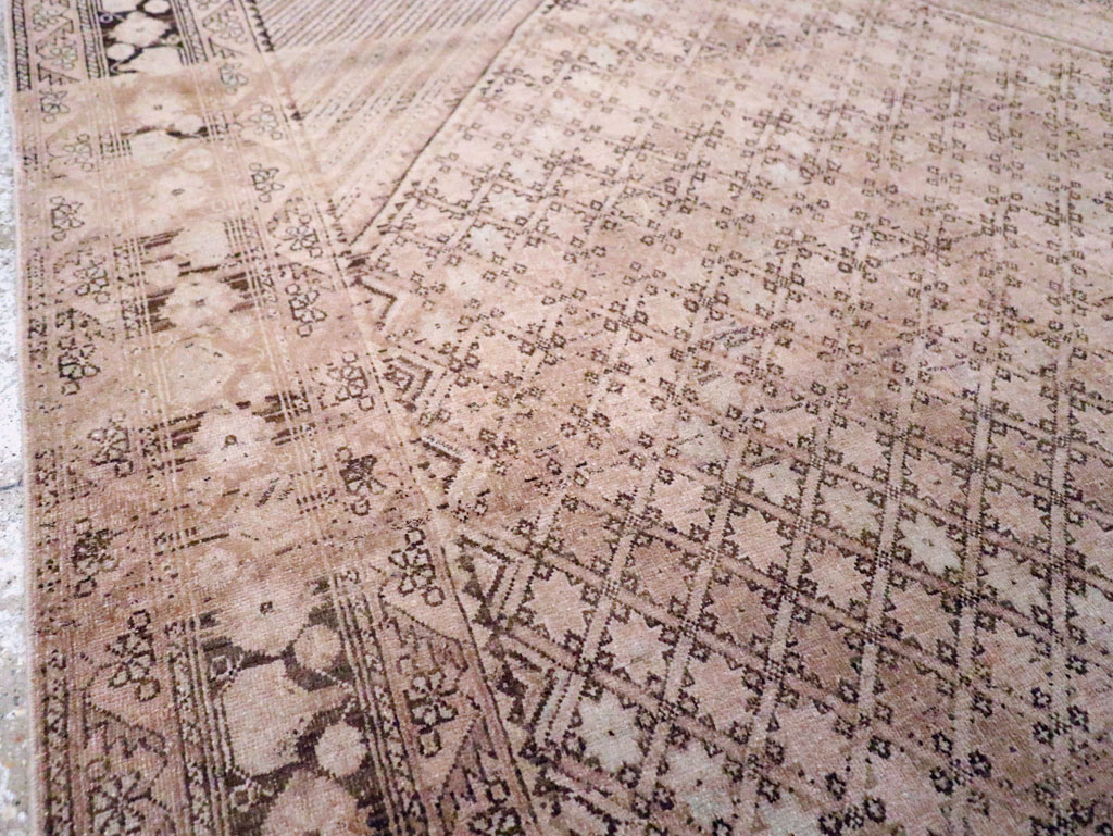 Vintage Persian Afshar Rug, No.21303 - Staging