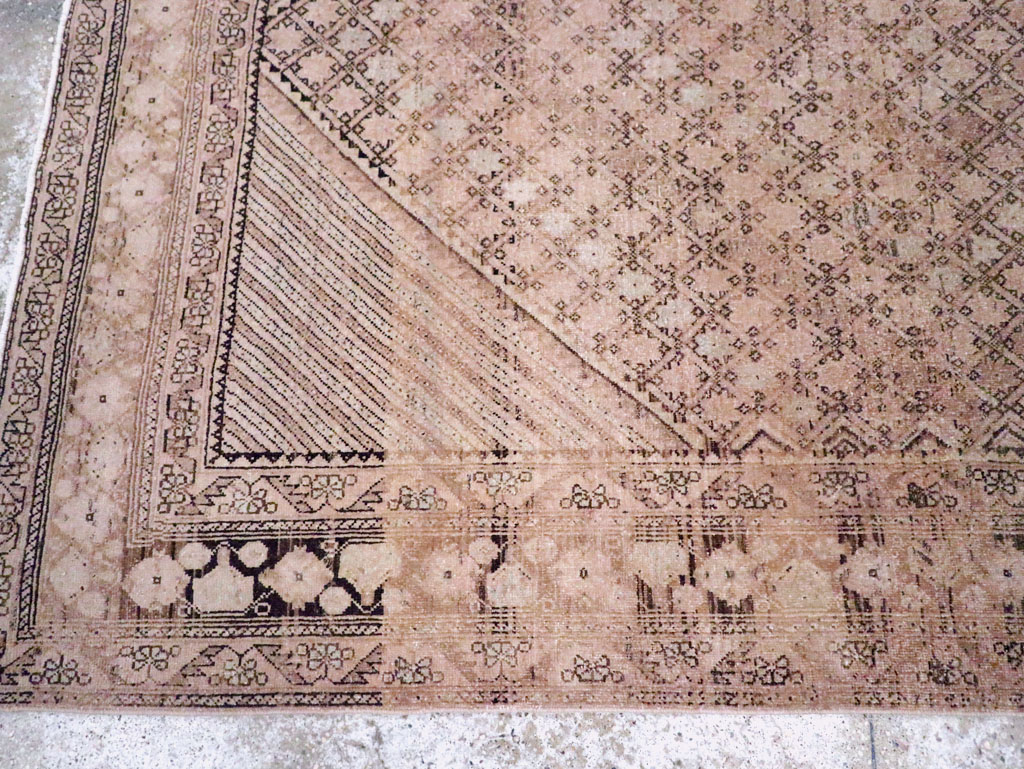 Vintage Persian Afshar Rug, No.21303 - Staging