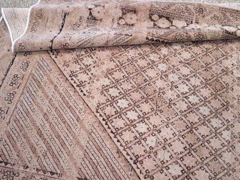 Vintage Persian Afshar Rug, No.21303 - Staging