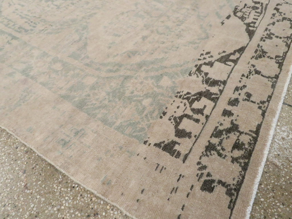 Vintage Persian Afshar Rug, No.21307 - Staging