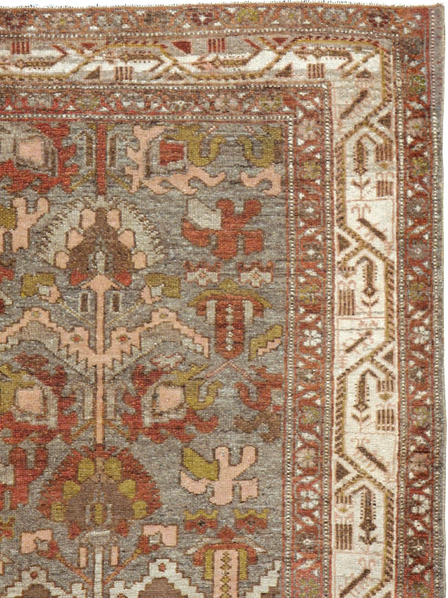 Vintage Persian Malayer Rug, No.21314 - Staging