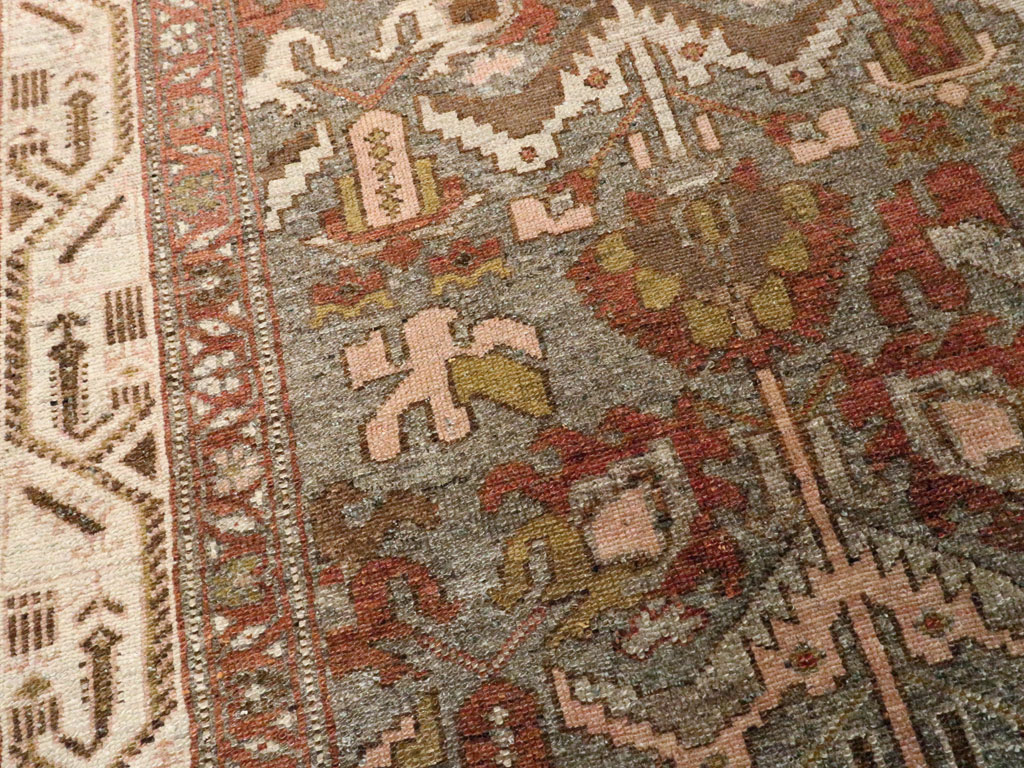 Vintage Persian Malayer Rug, No.21314 - Staging