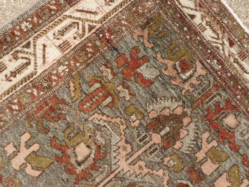 Vintage Persian Malayer Rug, No.21314 - Staging