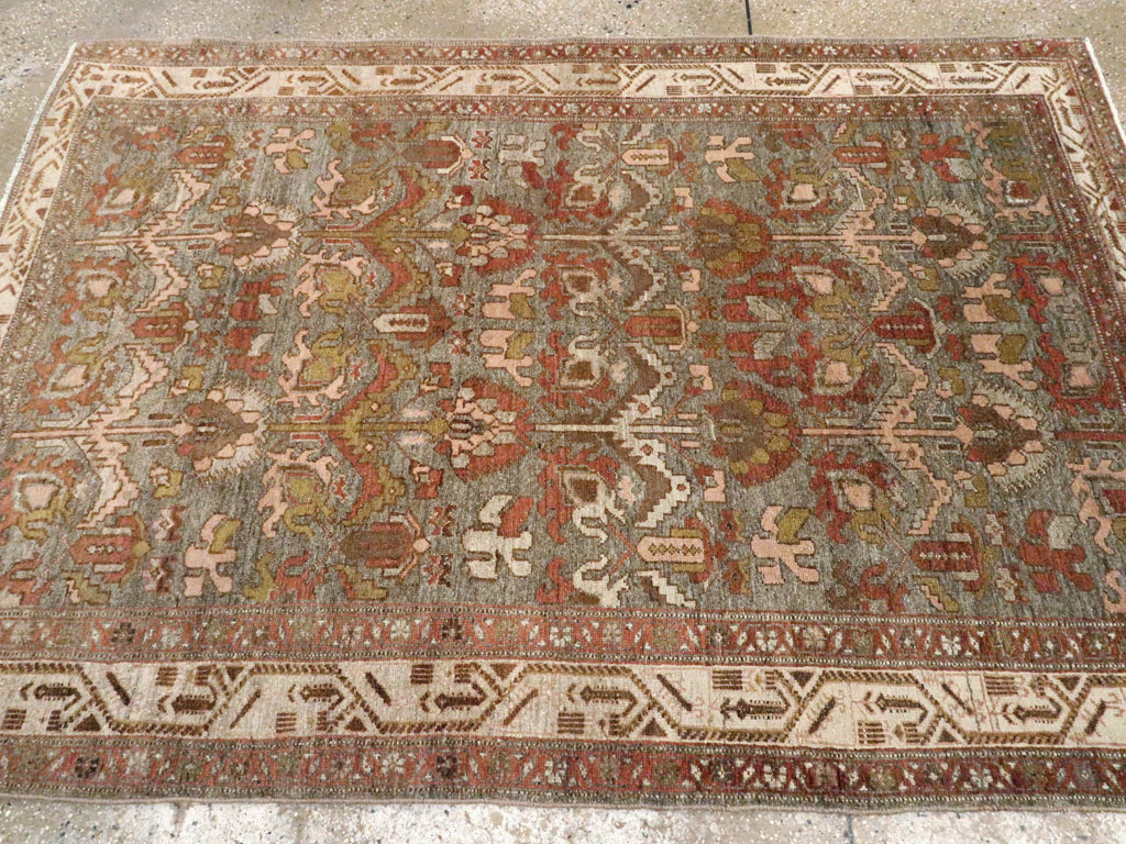 Vintage Persian Malayer Rug, No.21314 - Staging