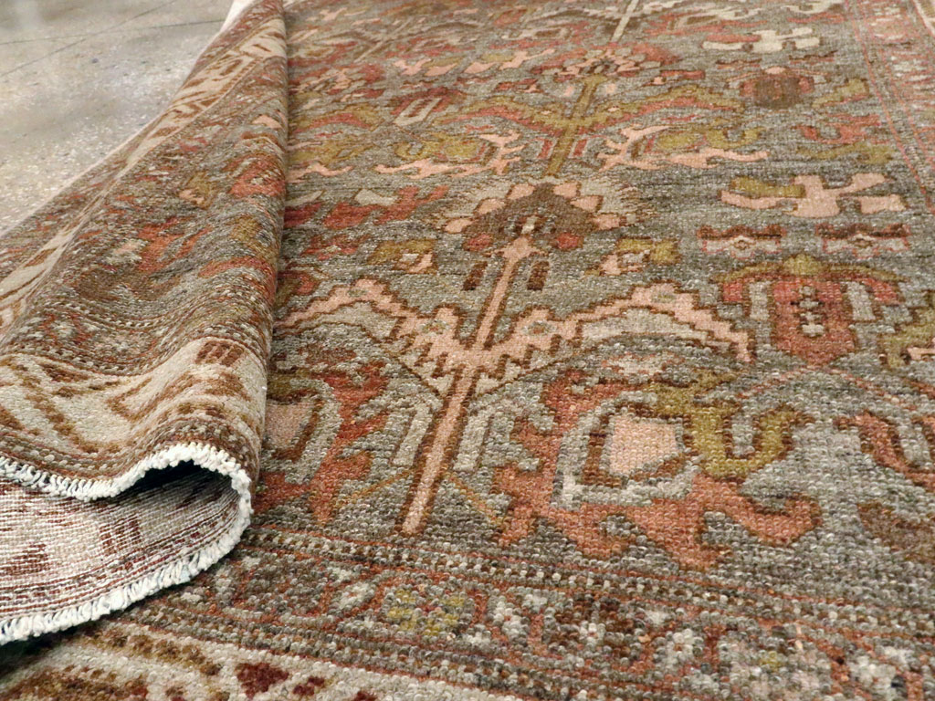 Vintage Persian Malayer Rug, No.21314 - Staging