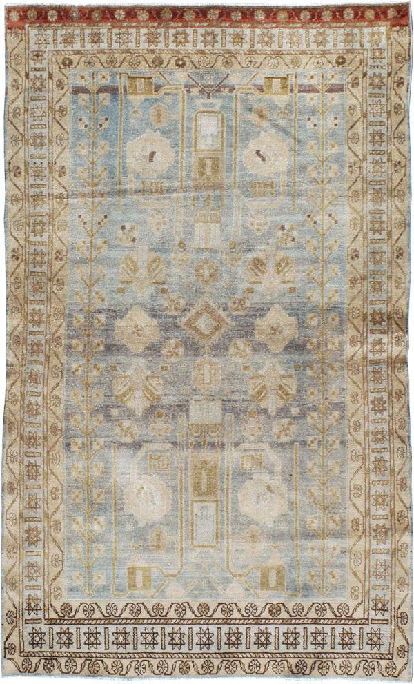 Vintage Persian Malayer Rug, No.21317 - Staging