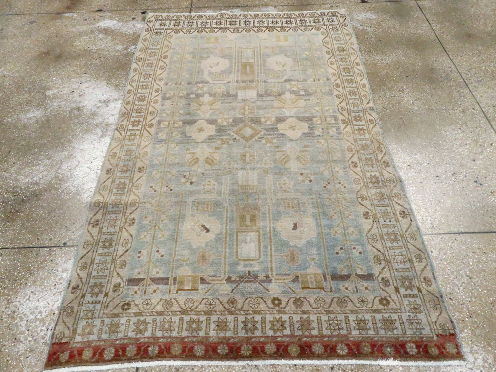 Vintage Persian Malayer Rug, No.21317 - Staging