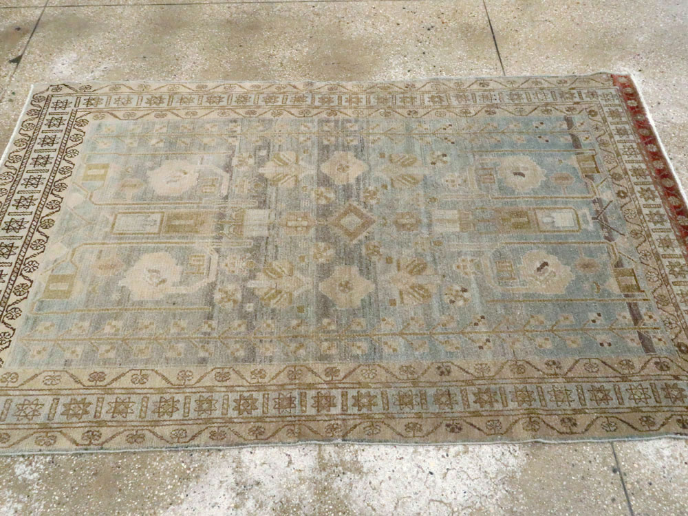 Vintage Persian Malayer Rug, No.21317 - Staging