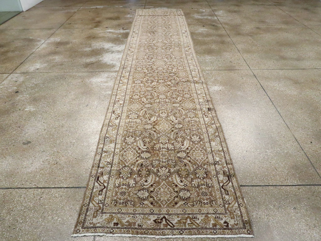 Vintage Persian Malayer Runner, No.21321 - Staging