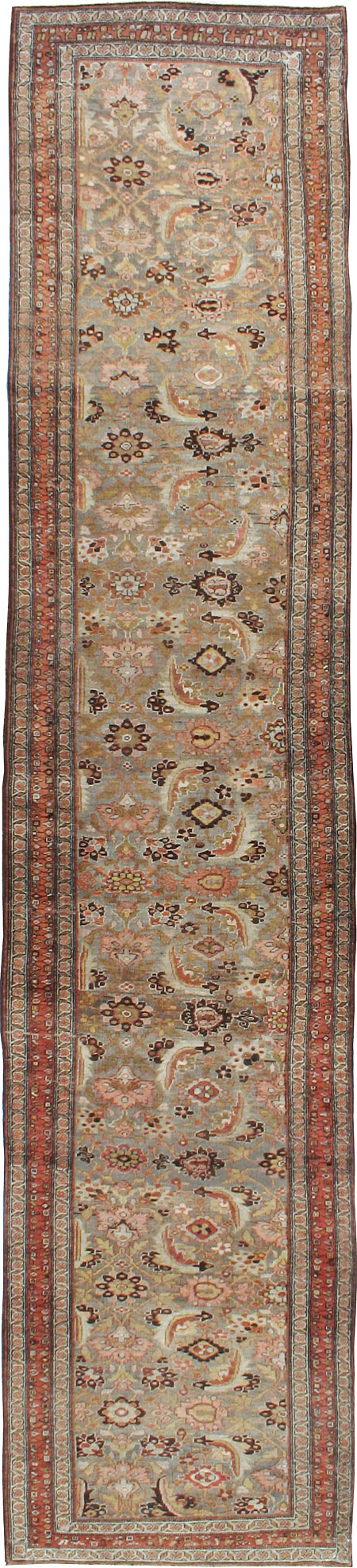 Antique Persian Bidjar Runner, No.21324 - Staging