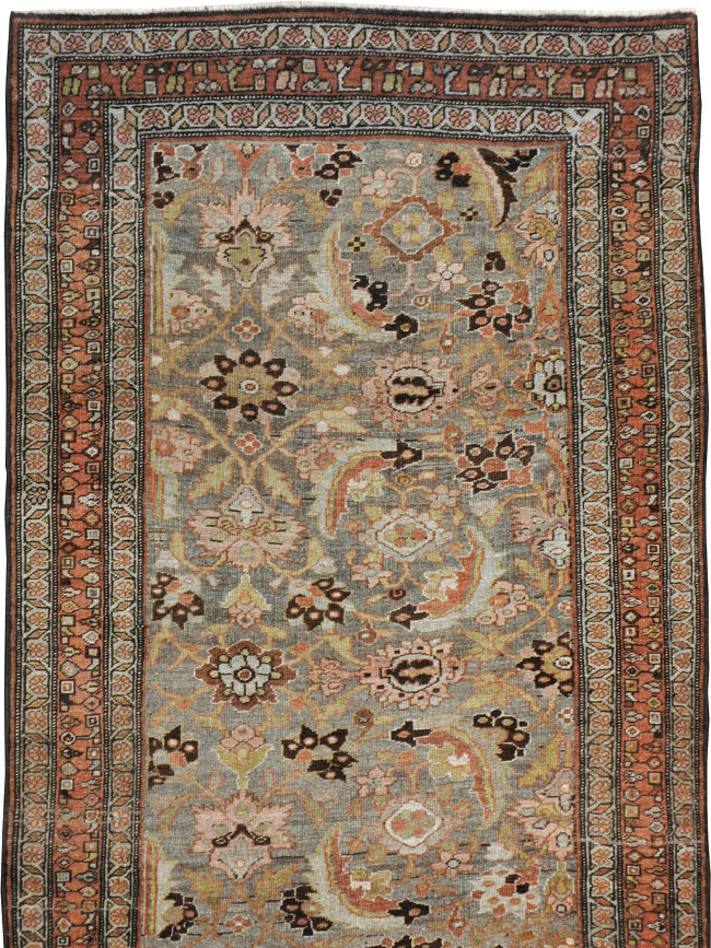 Antique Persian Bidjar Runner, No.21324 - Staging
