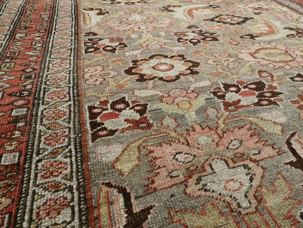 Antique Persian Bidjar Runner, No.21324 - Staging