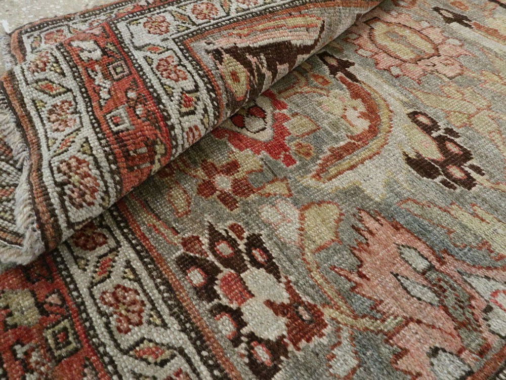 Antique Persian Bidjar Runner, No.21324 - Staging