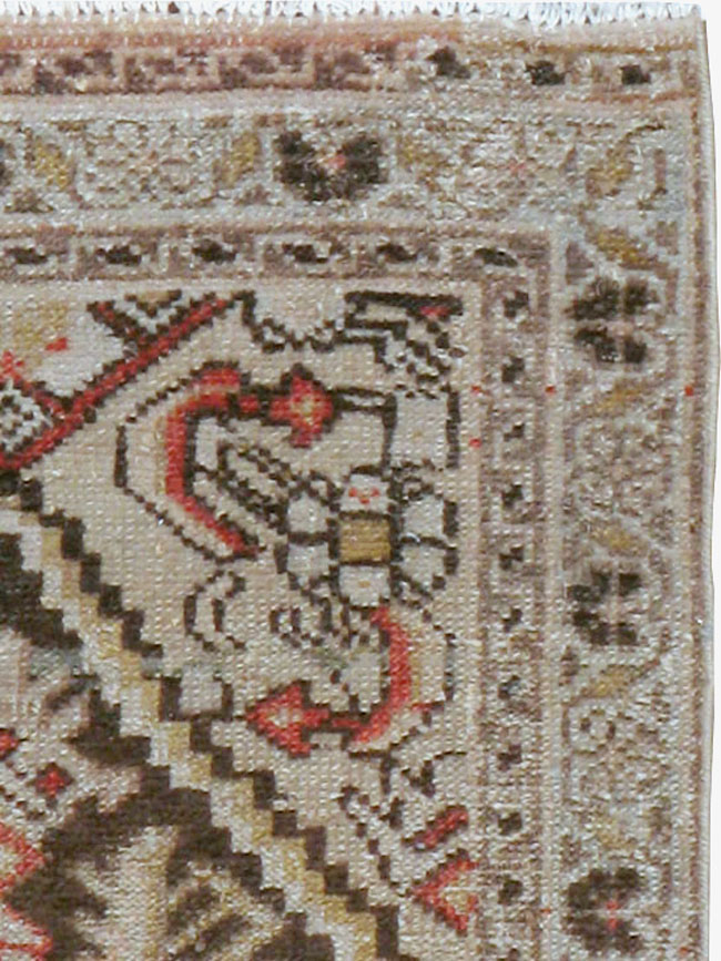 Vintage Persian Malayer Rug, No.21327 - Staging