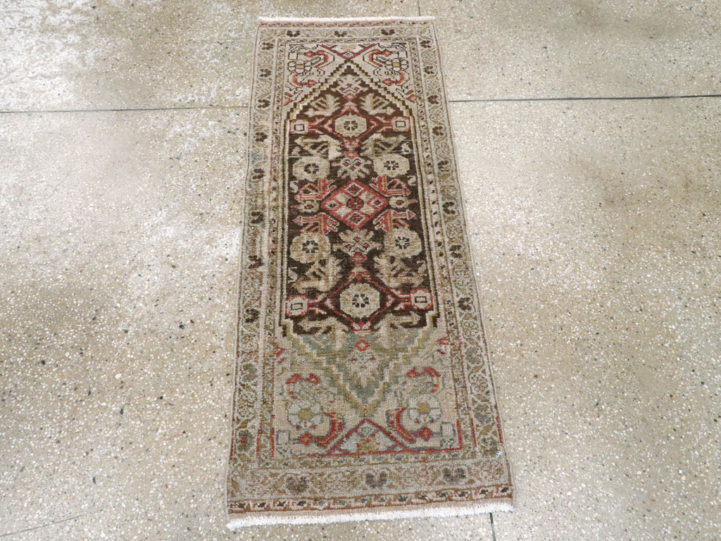 Vintage Persian Malayer Rug, No.21327 - Staging