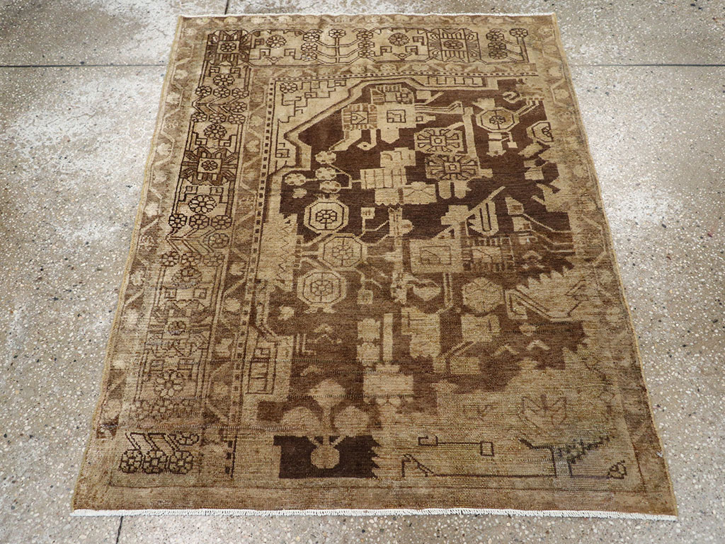 Antique Persian Malayer Sampler Rug, No.21329 - Staging