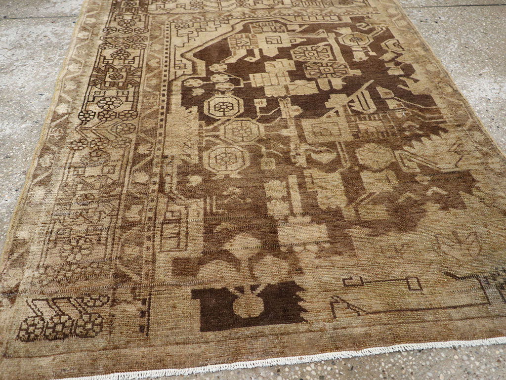 Antique Persian Malayer Sampler Rug, No.21329 - Staging