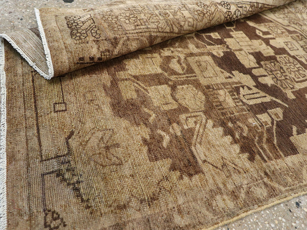 Antique Persian Malayer Sampler Rug, No.21329 - Staging