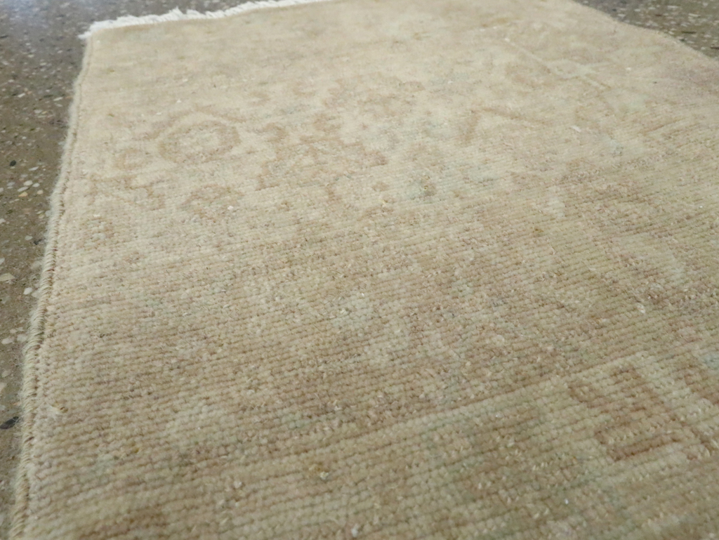 Vintage Persian Malayer Sampler Throw Rug, No.21330 - Staging