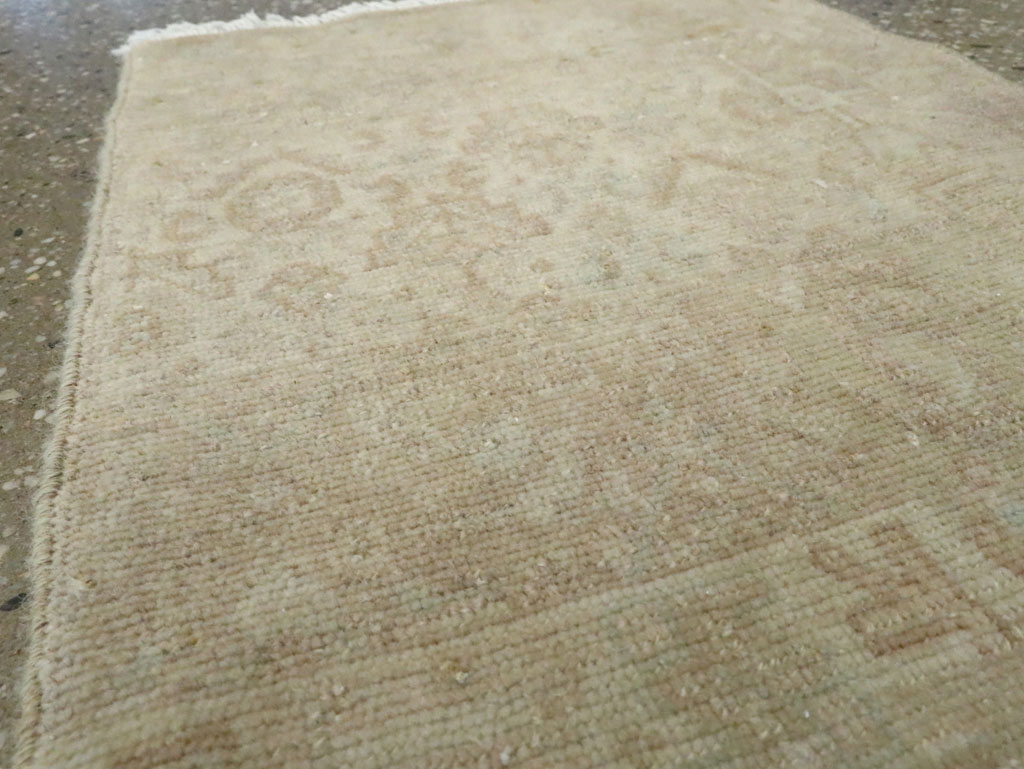 Vintage Persian Malayer Sampler Throw Rug, No.21330 - Staging