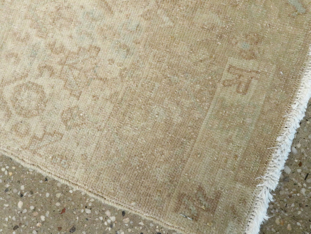 Vintage Persian Malayer Sampler Throw Rug, No.21330 - Staging