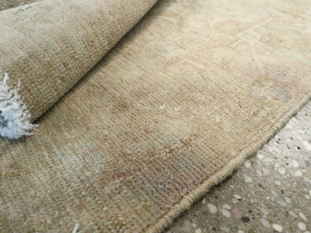 Vintage Persian Malayer Sampler Throw Rug, No.21330 - Staging