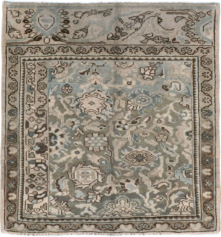 Vintage Persian Malayer Sampler Rug, No.21333 - Staging