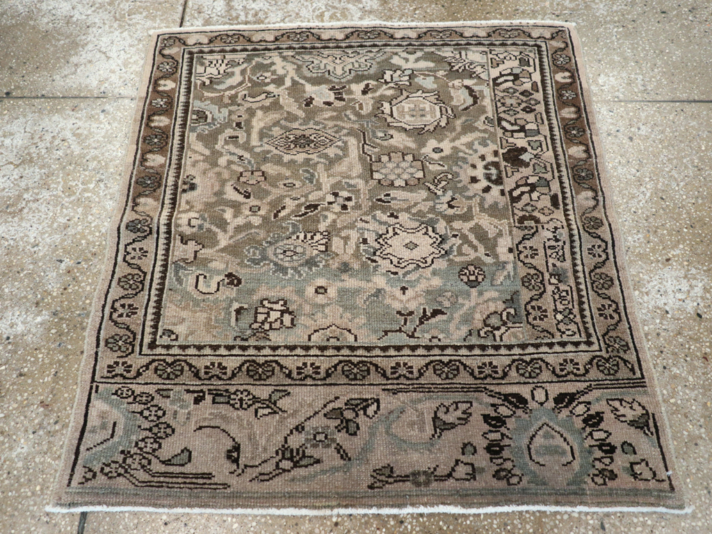 Vintage Persian Malayer Sampler Rug, No.21333 - Staging