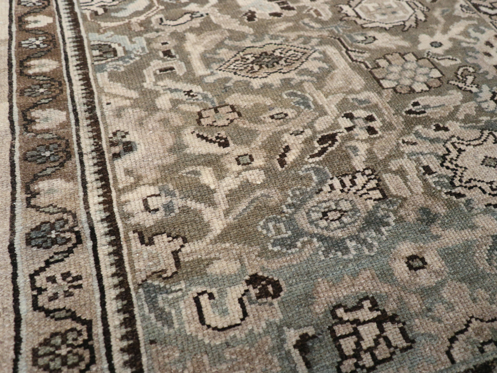 Vintage Persian Malayer Sampler Rug, No.21333 - Staging