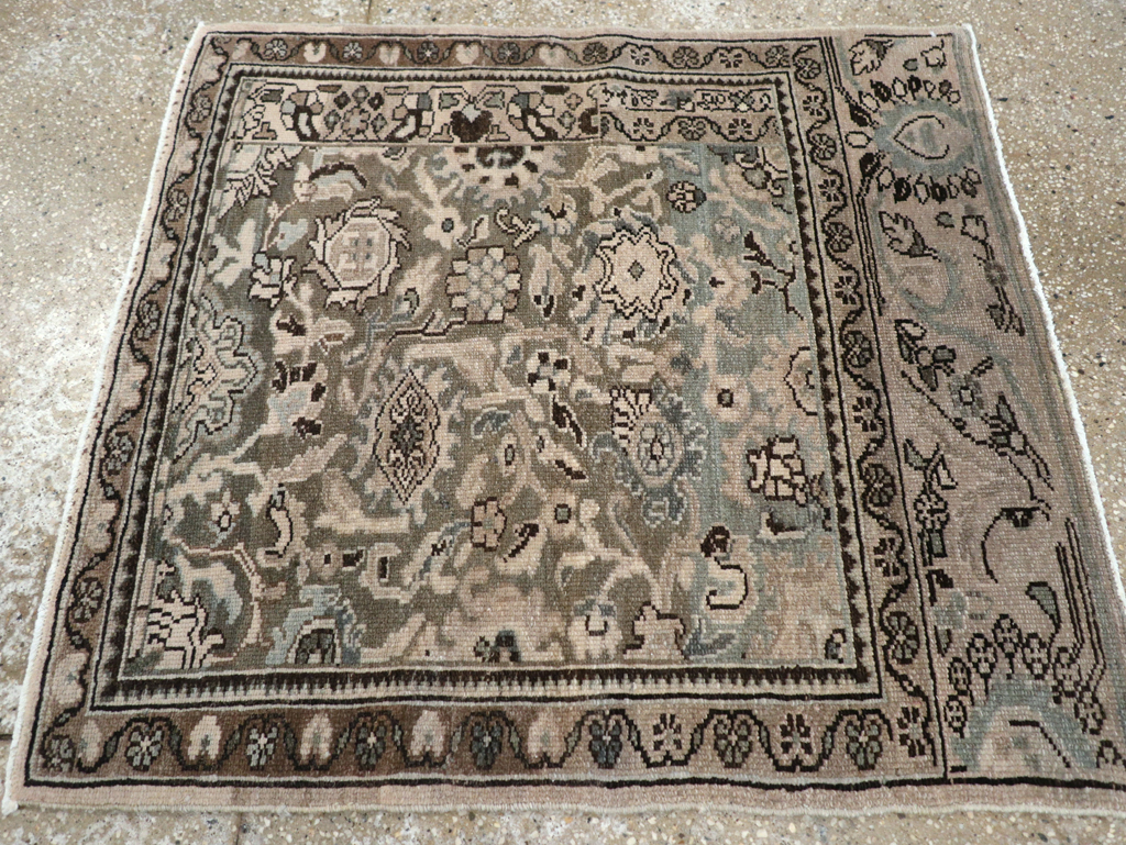 Vintage Persian Malayer Sampler Rug, No.21333 - Staging