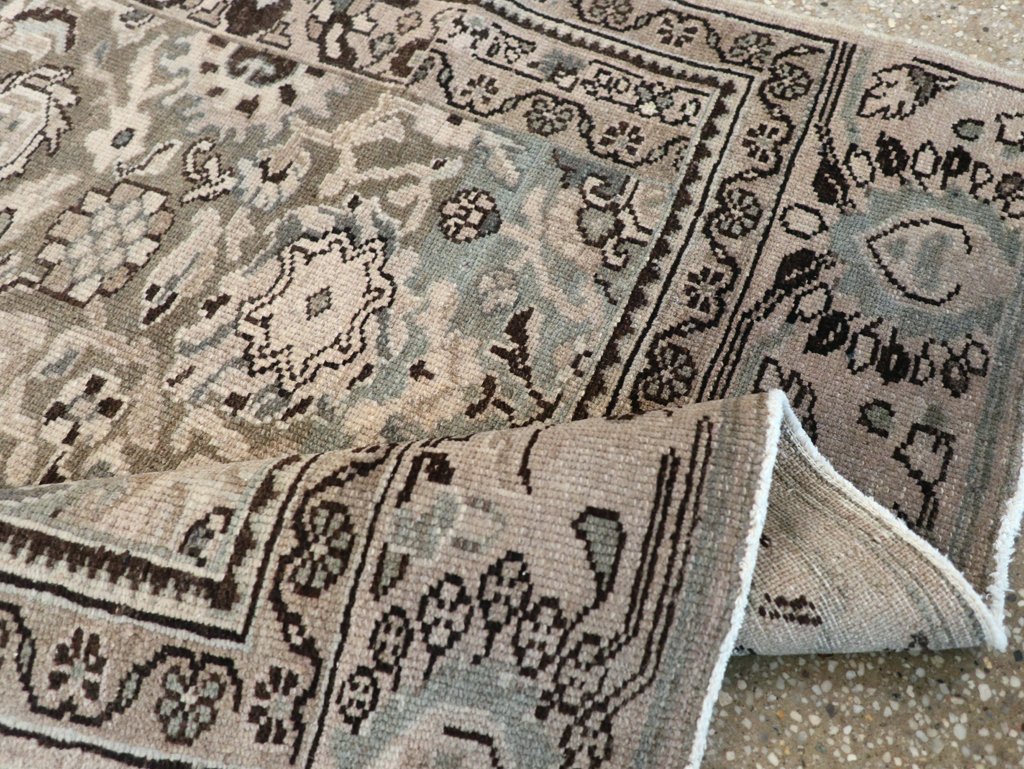 Vintage Persian Malayer Sampler Rug, No.21333 - Staging