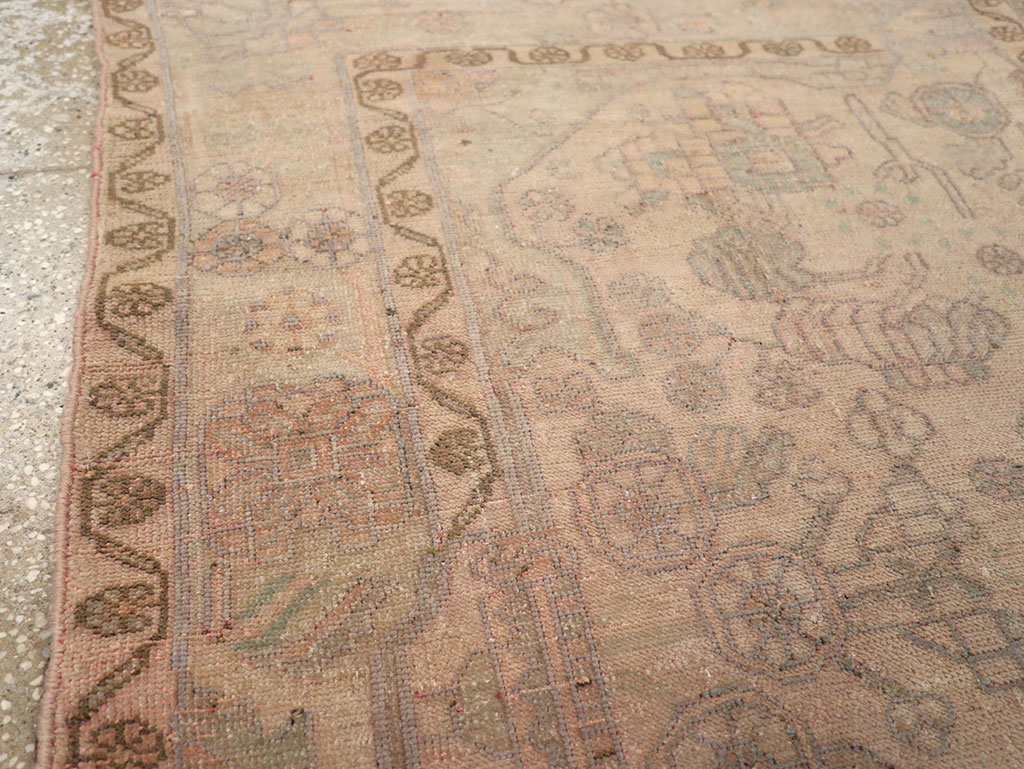 Vintage Persian Malayer Sampler Rug, No.21334 - Staging