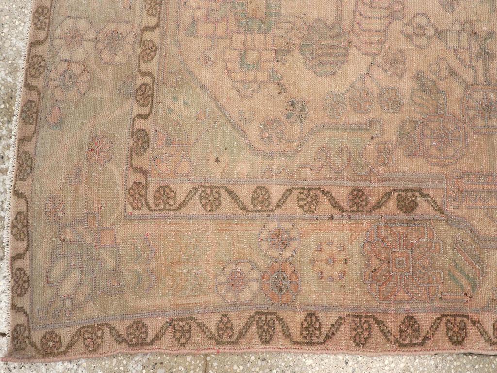 Vintage Persian Malayer Sampler Rug, No.21334 - Staging