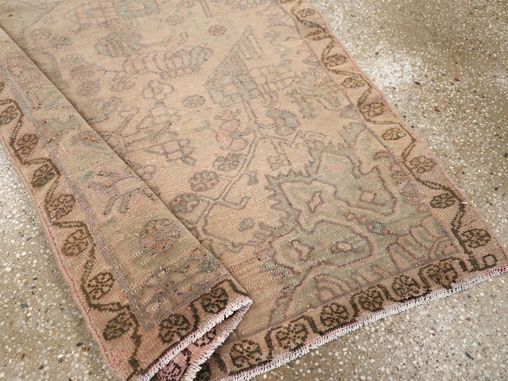 Vintage Persian Malayer Sampler Rug, No.21334 - Staging