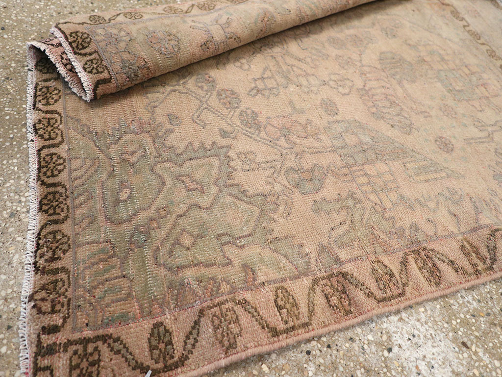 Vintage Persian Malayer Sampler Rug, No.21334 - Staging