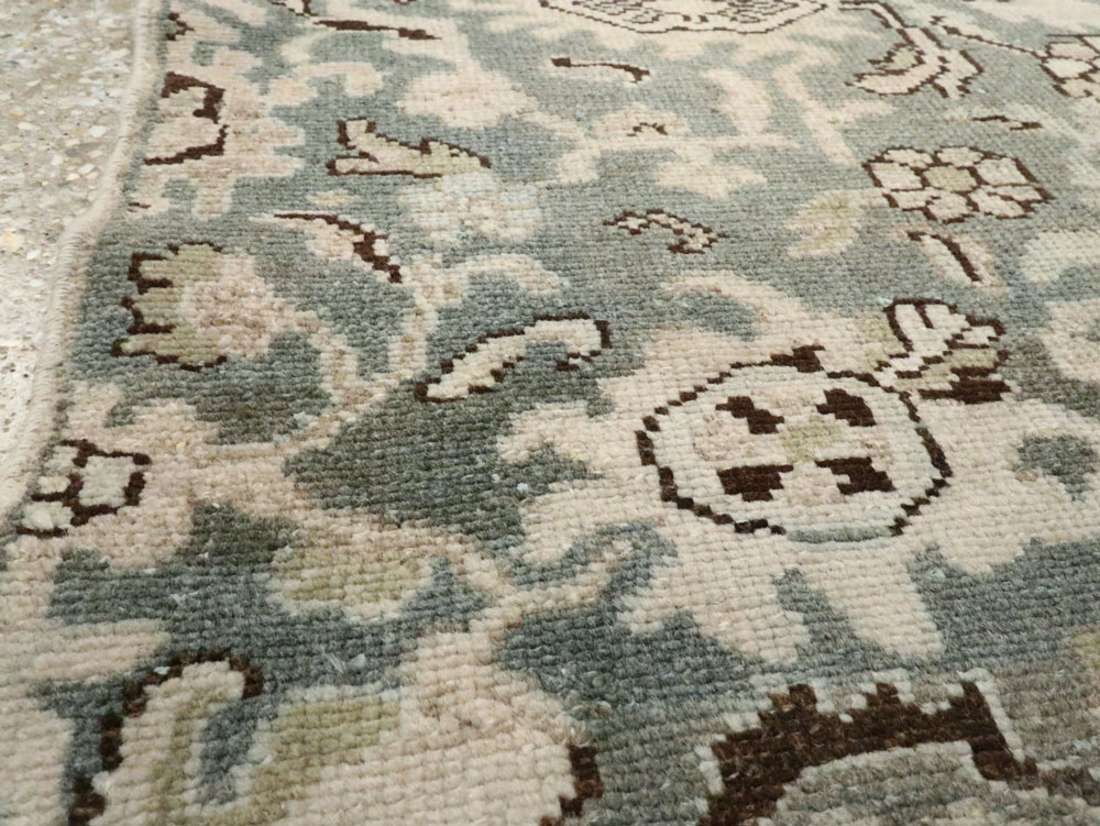 Vintage Persian Malayer Sampler Rug, No.21335 - Staging