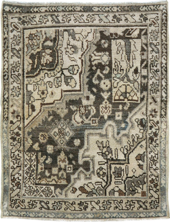Vintage Persian Malayer Sampler Rug, No.21336 - Staging