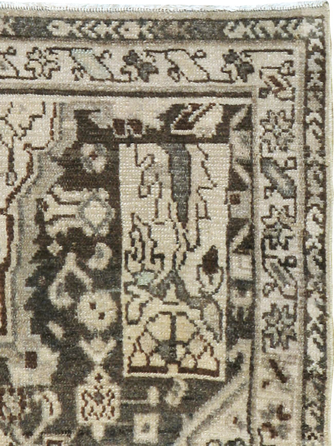 Vintage Persian Malayer Sampler Rug, No.21336 - Staging