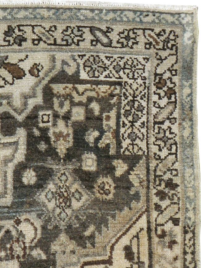 Vintage Persian Malayer Sampler Rug, No.21336 - Staging