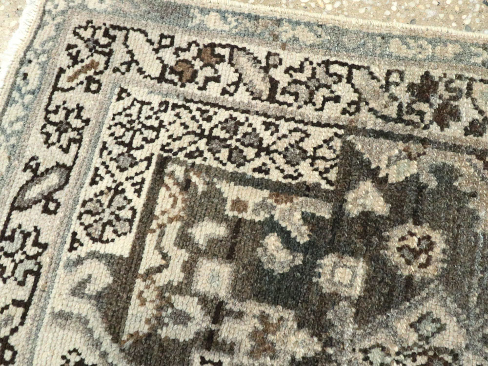 Vintage Persian Malayer Sampler Rug, No.21336 - Staging