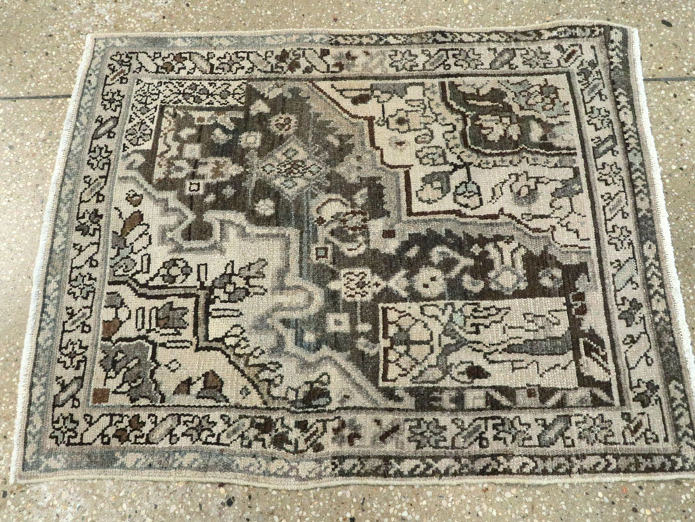 Vintage Persian Malayer Sampler Rug, No.21336 - Staging