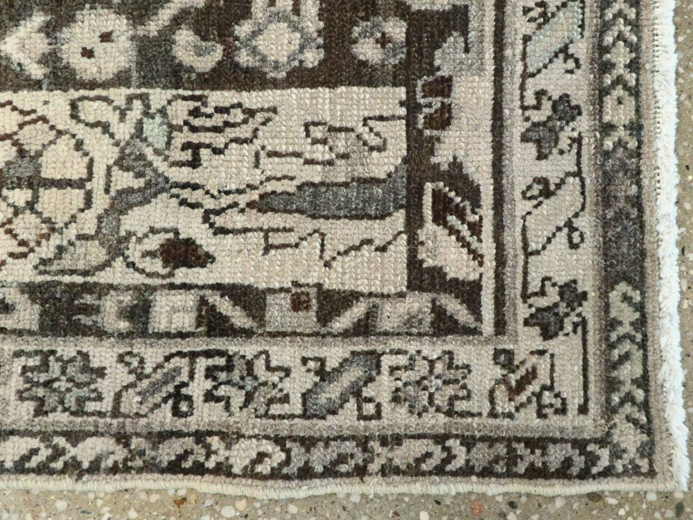 Vintage Persian Malayer Sampler Rug, No.21336 - Staging