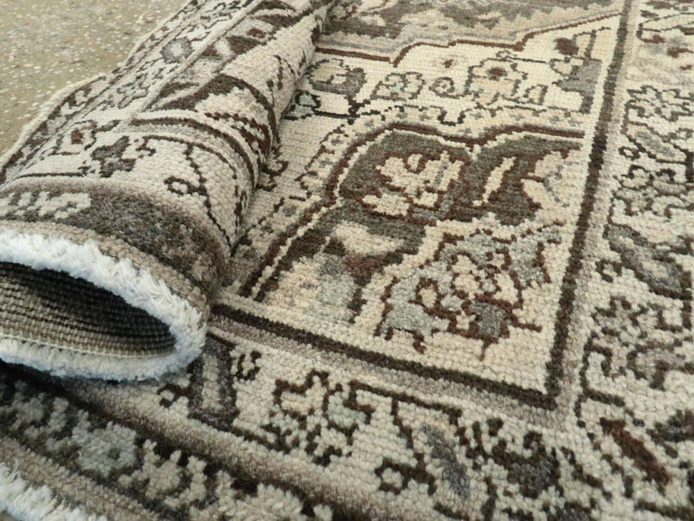 Vintage Persian Malayer Sampler Rug, No.21336 - Staging