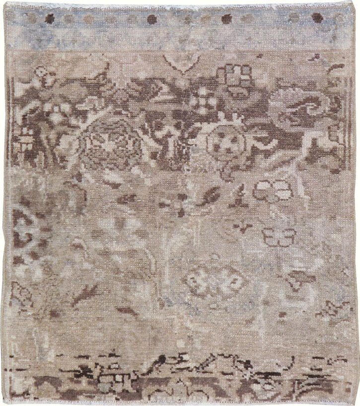 Vintage Persian Malayer Sampler Rug, No.21337 - Staging