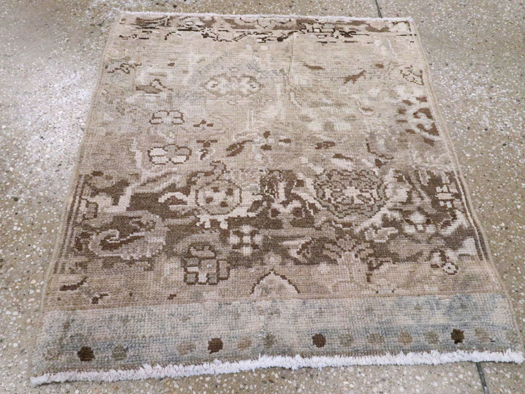 Vintage Persian Malayer Sampler Rug, No.21337 - Staging