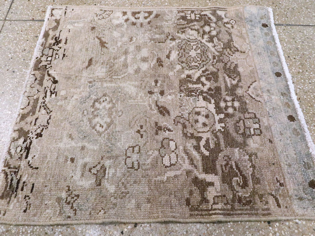 Vintage Persian Malayer Sampler Rug, No.21337 - Staging